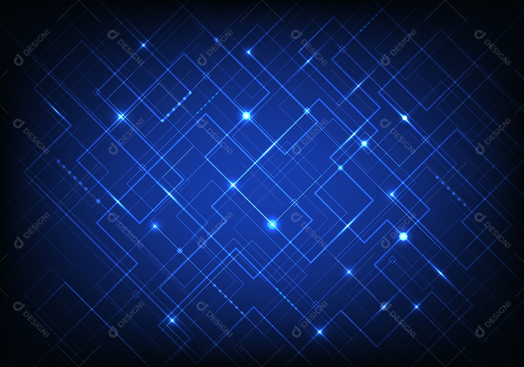 Background Tecnológico Ilustração Vetor EPS