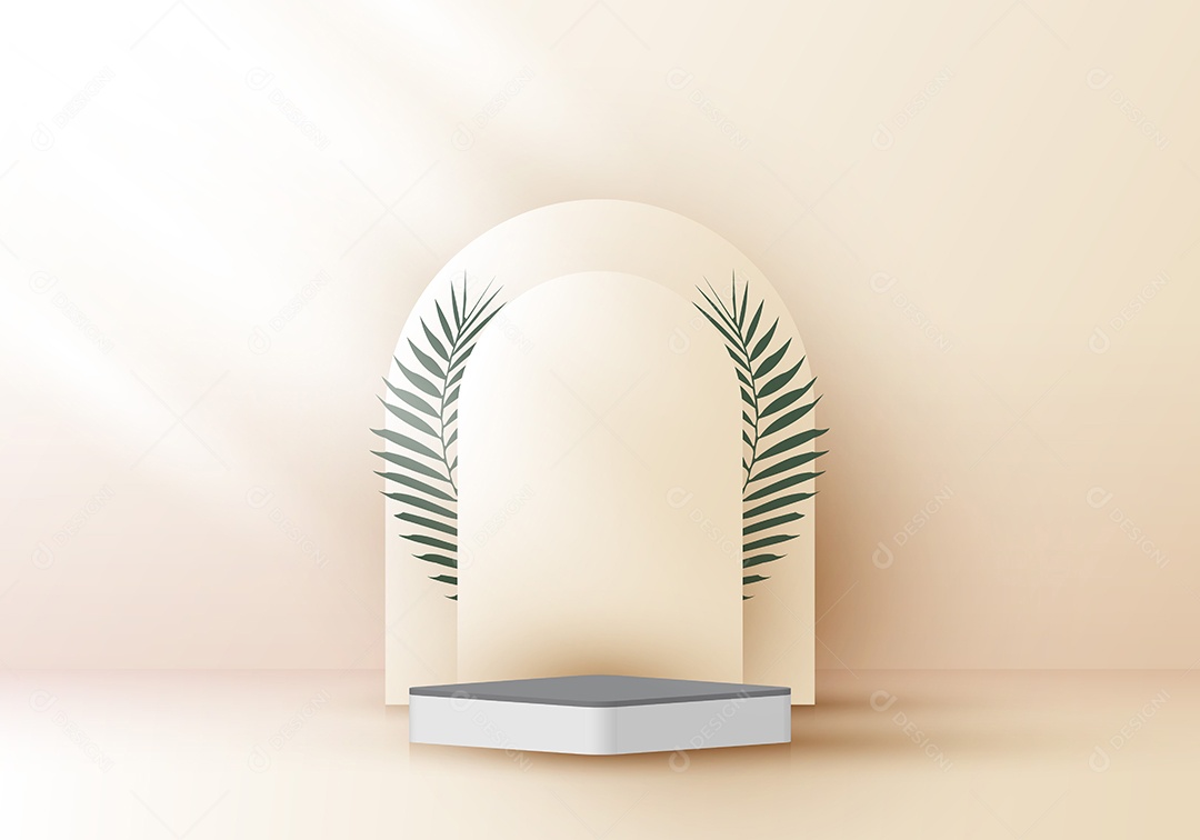 Modelo de Pódio Ilustração Vetor EPS Editável