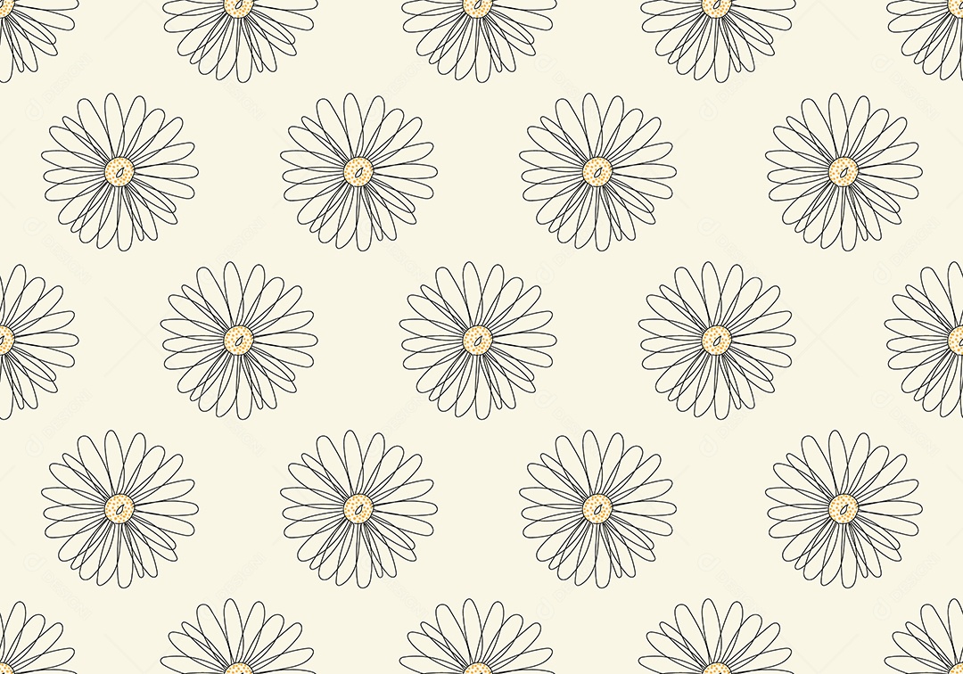 Background de Flores Ilustração Vetor EPS