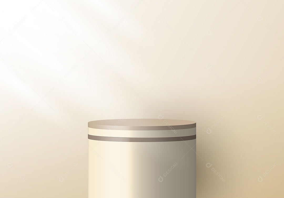 Modelo de Pódio Ilustração Vetor EPS Editável