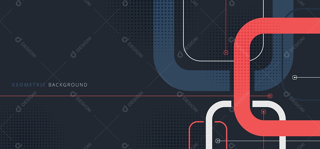 Background Geométrico Ilustração Vetor EPS