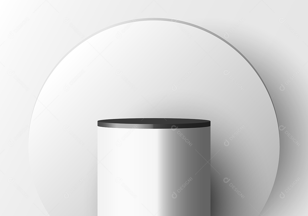 Modelo de Pódio Ilustração Vetor EPS Editável