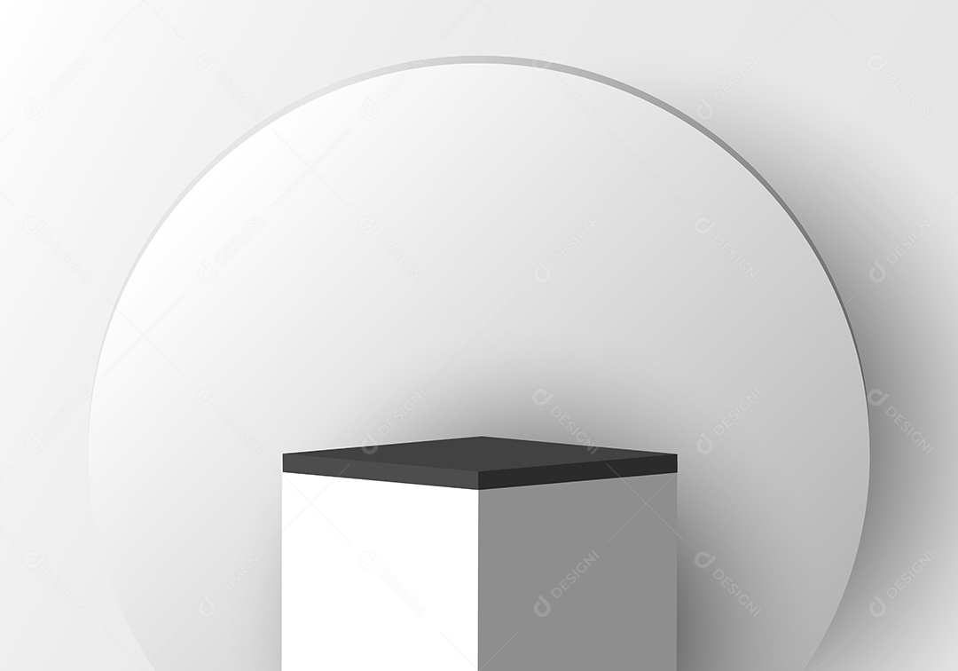 Modelo de Pódio Ilustração Vetor EPS Editável