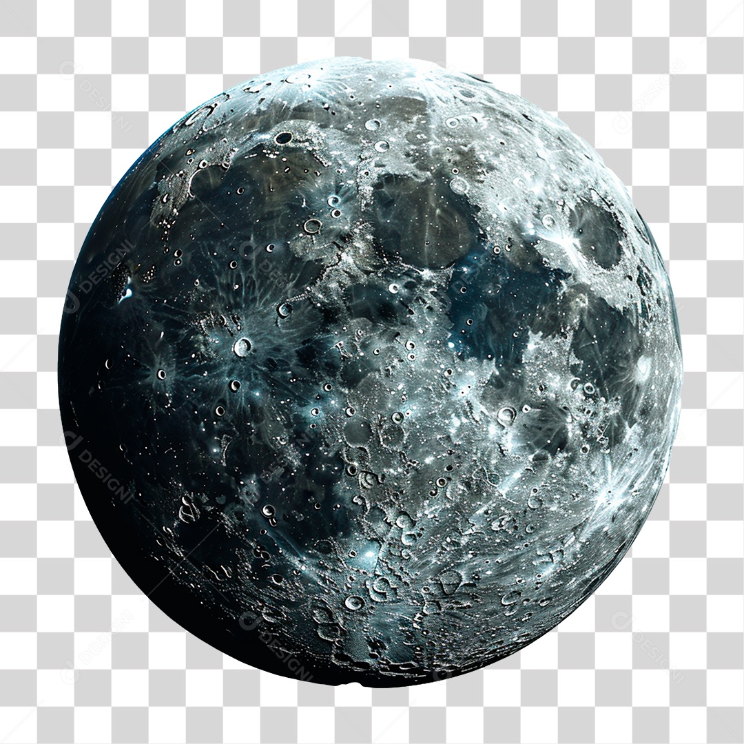 Planeta Lua PNG Transparente