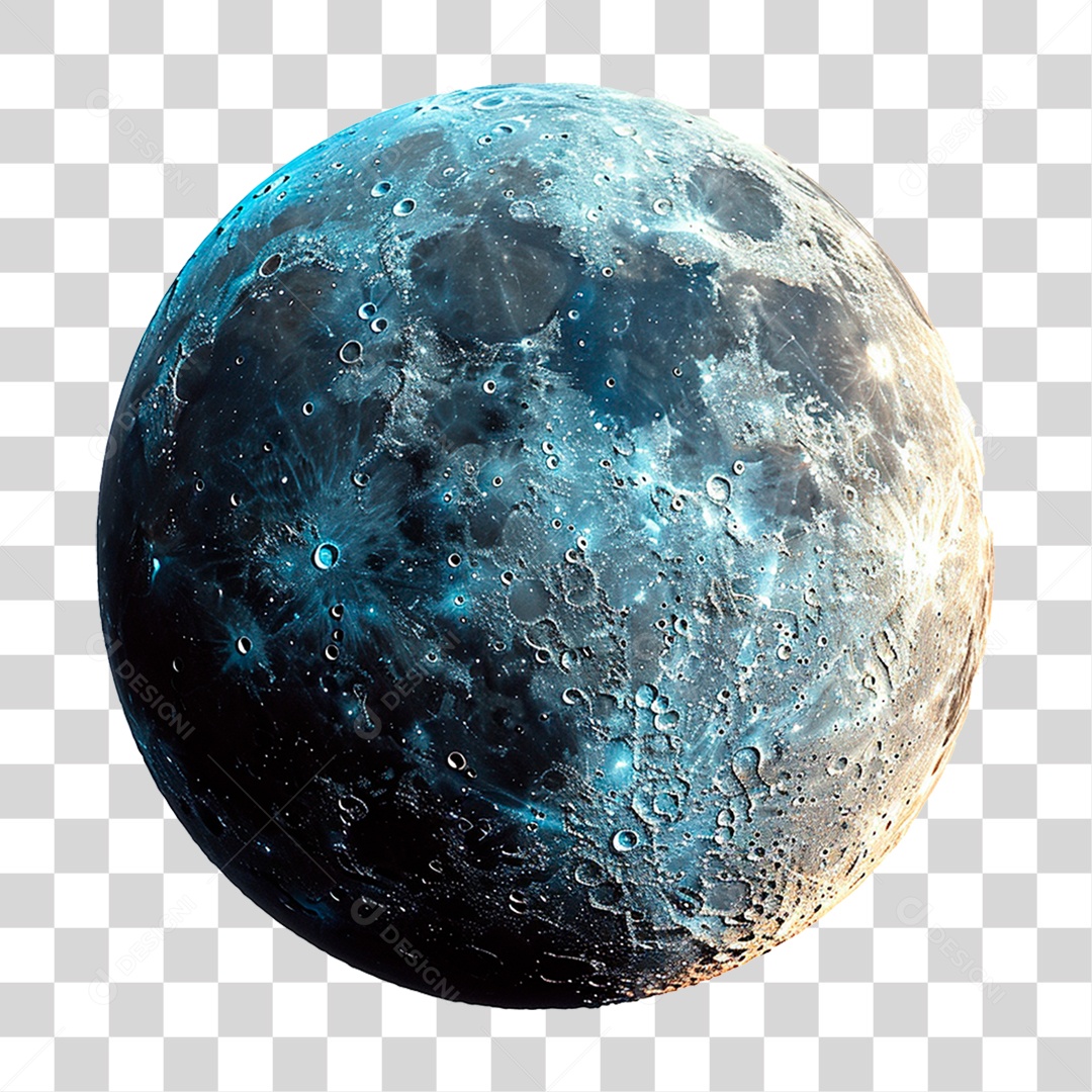 Planeta Lua PNG Transparente
