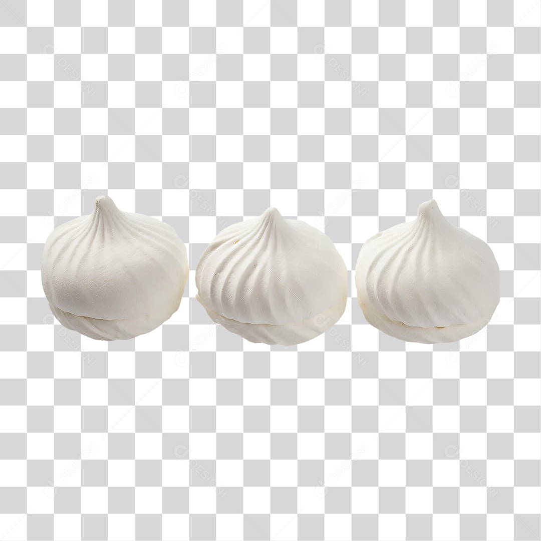 Marshmallow Branco PNG Transparente