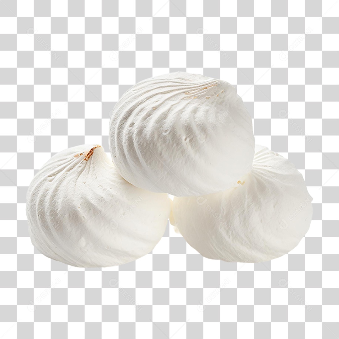 Marshmallow Branco PNG Transparente