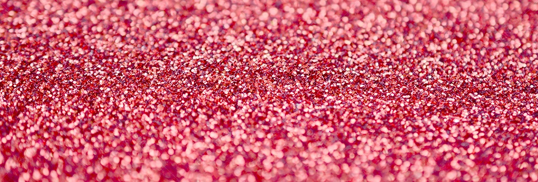 Lantejoulas decorativas em vermelha