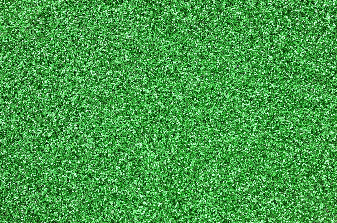 Uma enorme quantidade de lantejoulas decorativas verdes