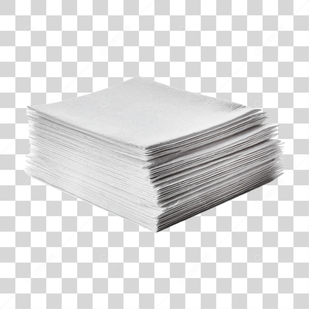 Pilha de Guardanapo PNG Transparente