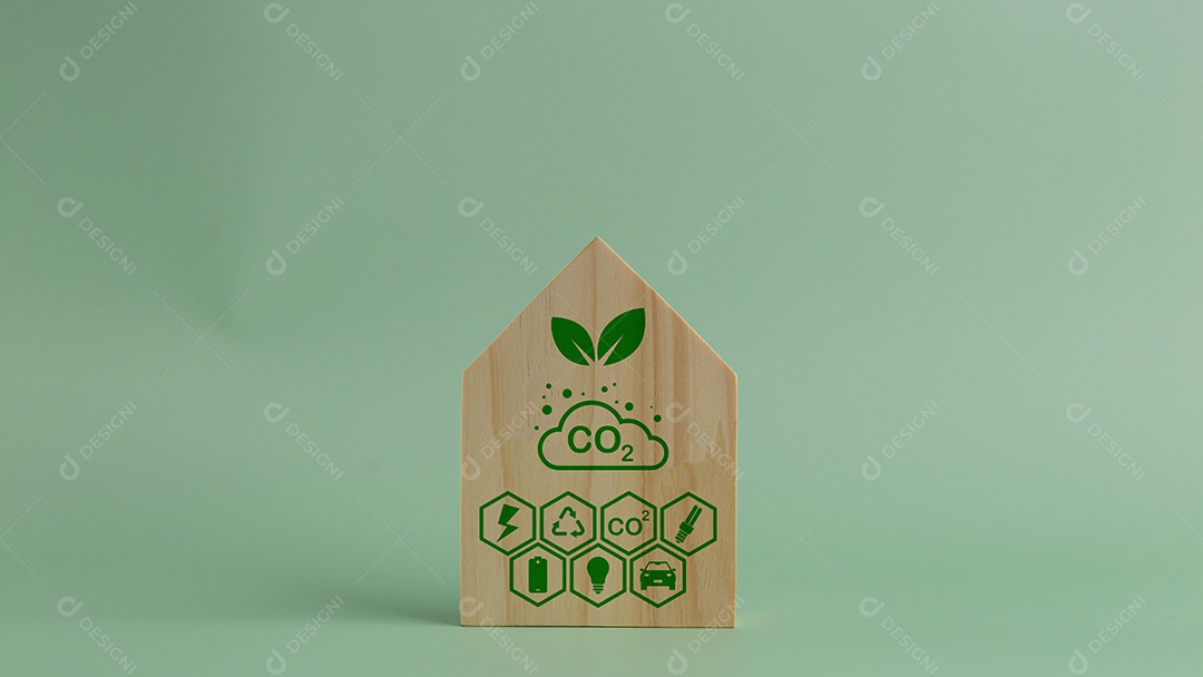 Blocos de madeira sobre fundo isolado