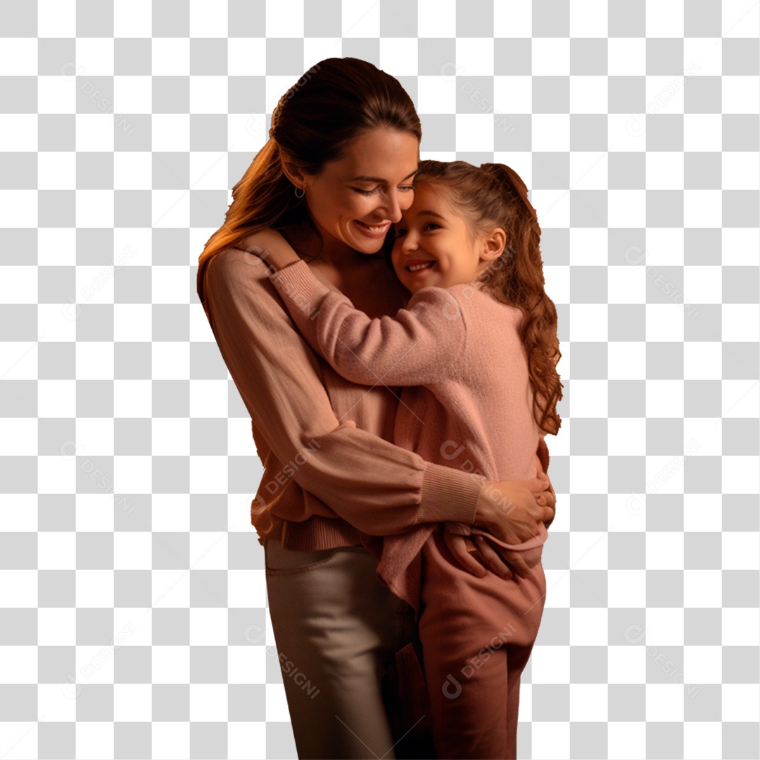 Mãe e Filha PNG Transparente