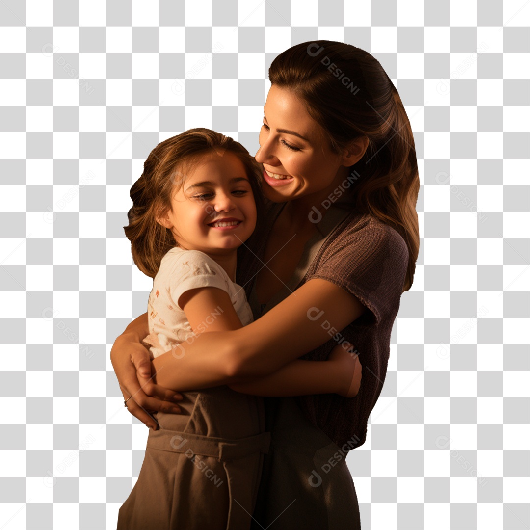 Mãe e Filha PNG Transparente
