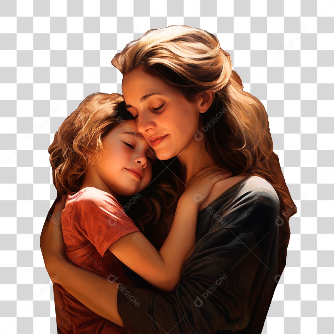 Mãe e Filha PNG Transparente
