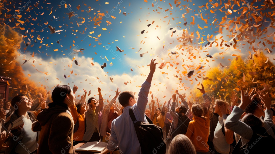 De volta às aulas, comemorando um novo ano letivo em.