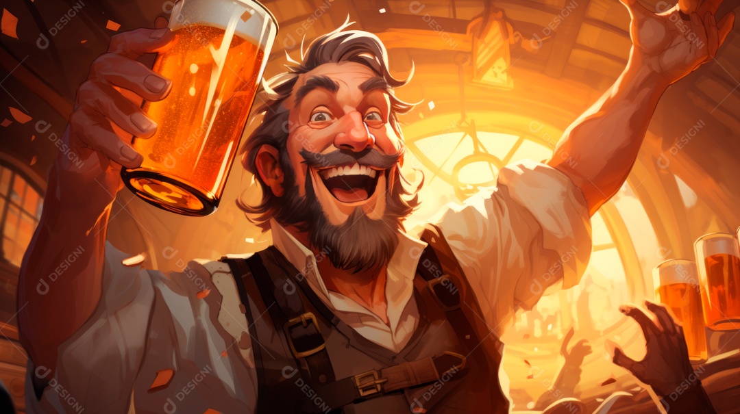 Dia Internacional da Cerveja, 4 de agosto IA generativa.