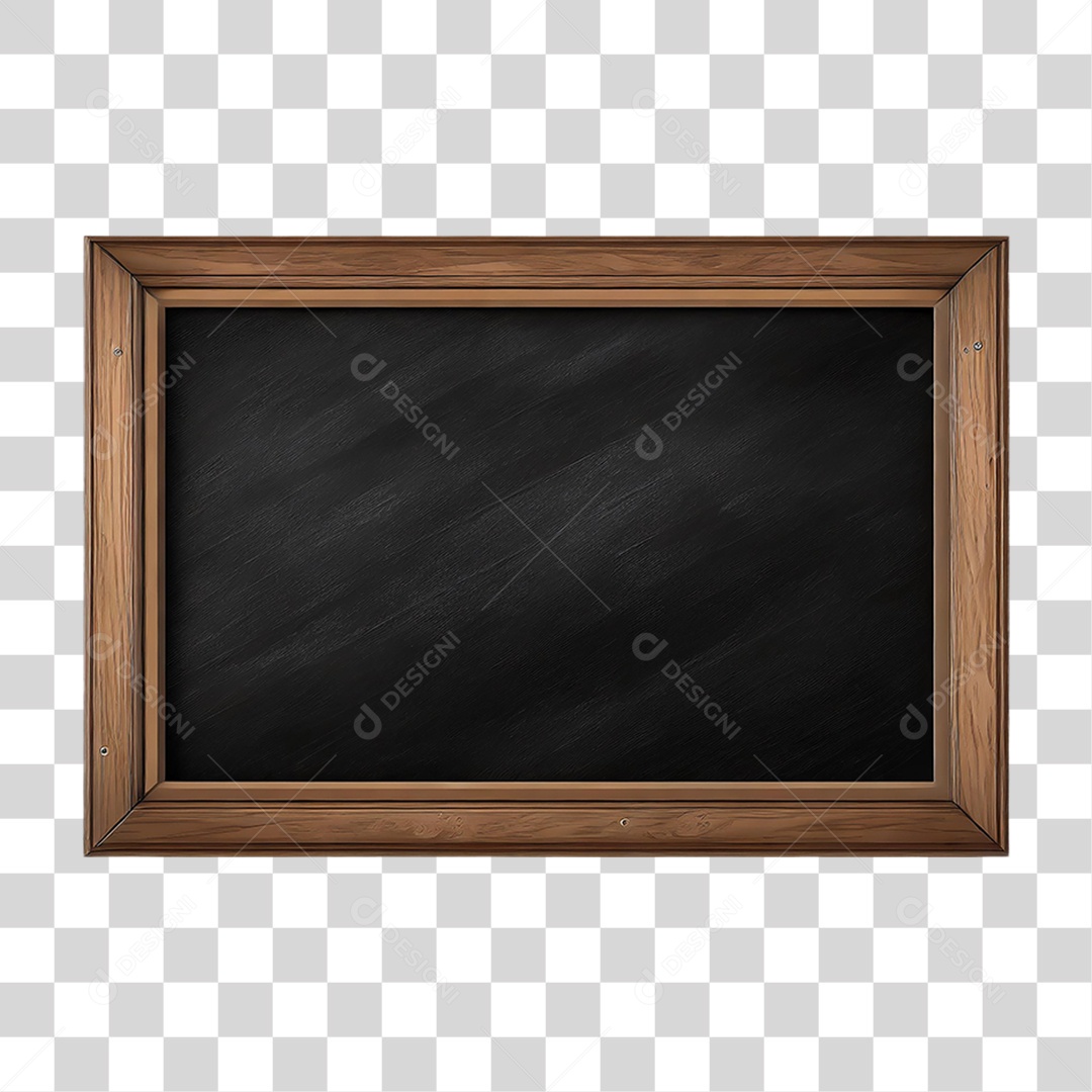 Quadro Negro Escola PNG Transparente