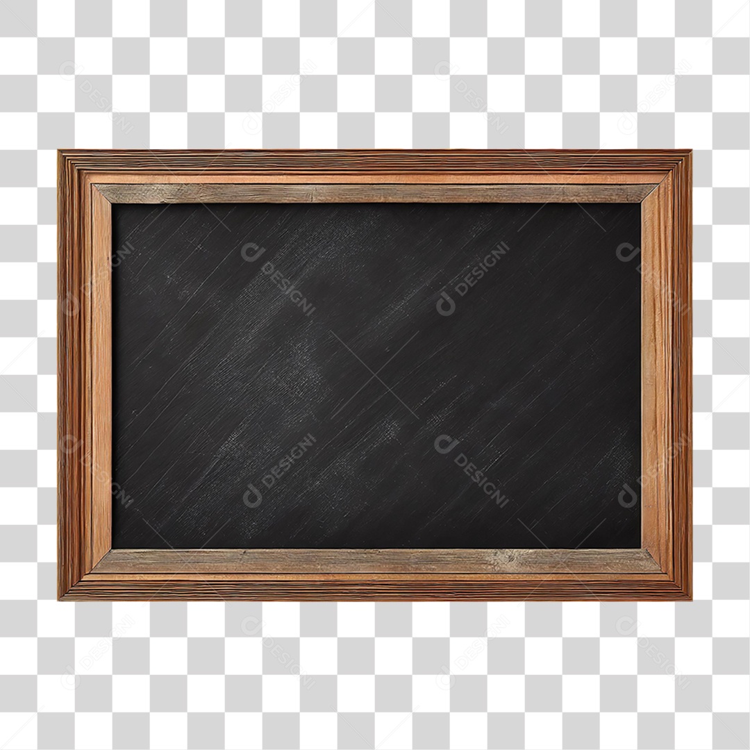 Quadro Negro Escola PNG Transparente