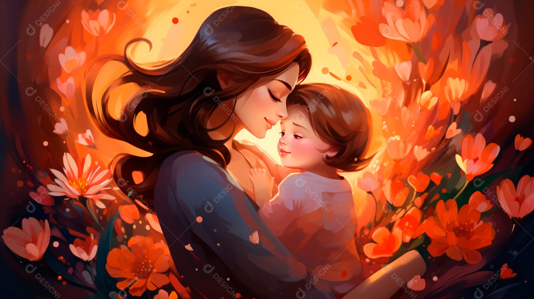 Dia das Mães, 12 de agosto IA generativa.