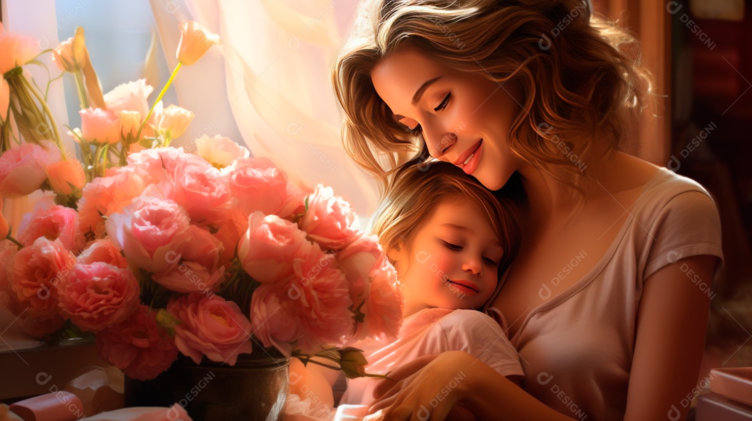 Dia das Mães, 12 de agosto IA generativa.