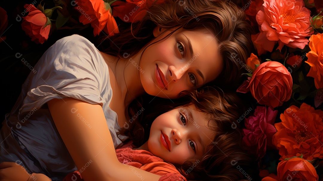 Dia das Mães, 12 de agosto IA generativa.