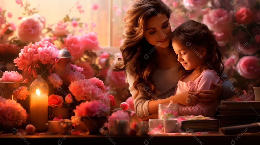 Dia das Mães, 12 de agosto IA generativa.