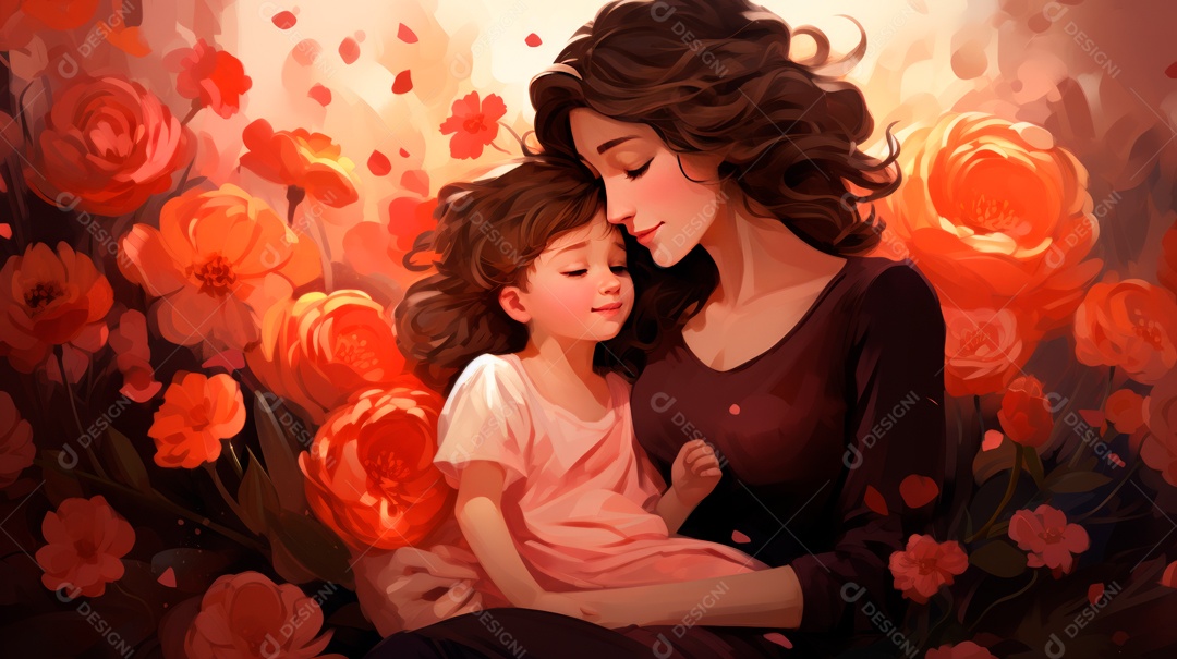 Dia das Mães, 12 de agosto IA generativa.