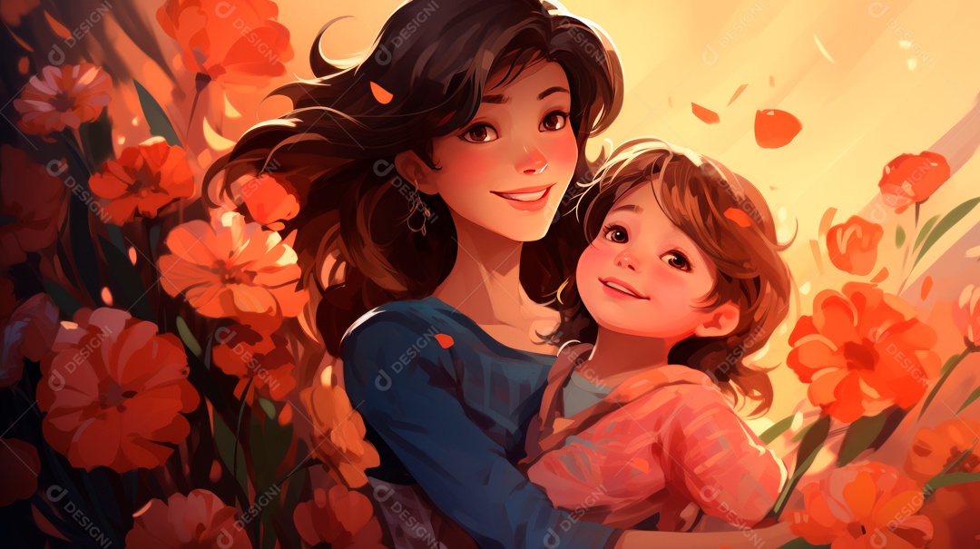 Dia das Mães, 12 de agosto IA generativa.