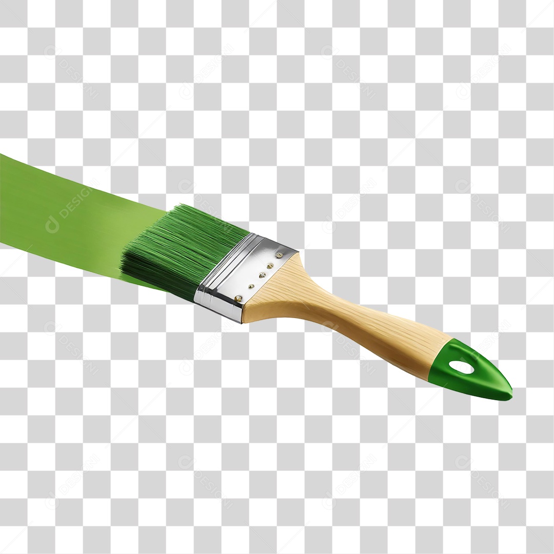 Pincel com Tinta PNG Transparente