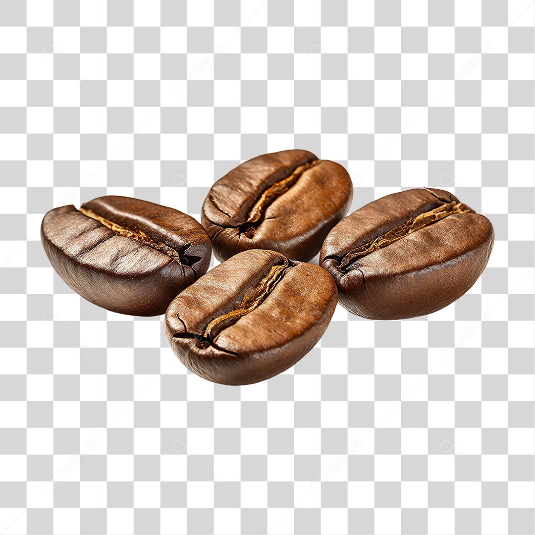Grãos de Café PNG Transparente