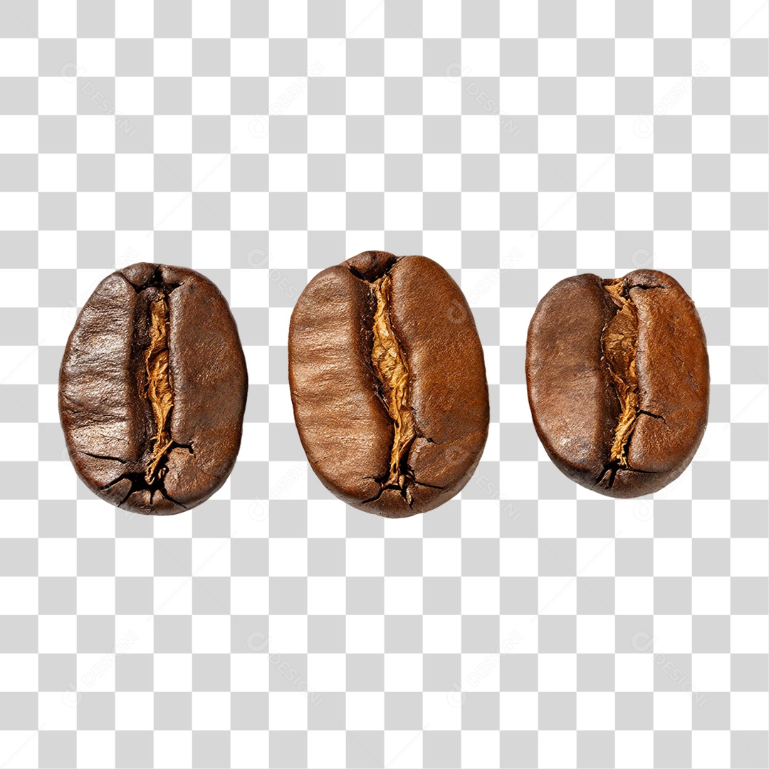 Grãos de Café PNG Transparente