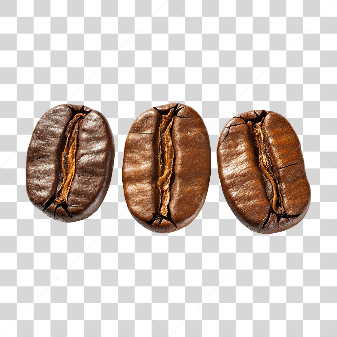 Grãos de Café PNG Transparente