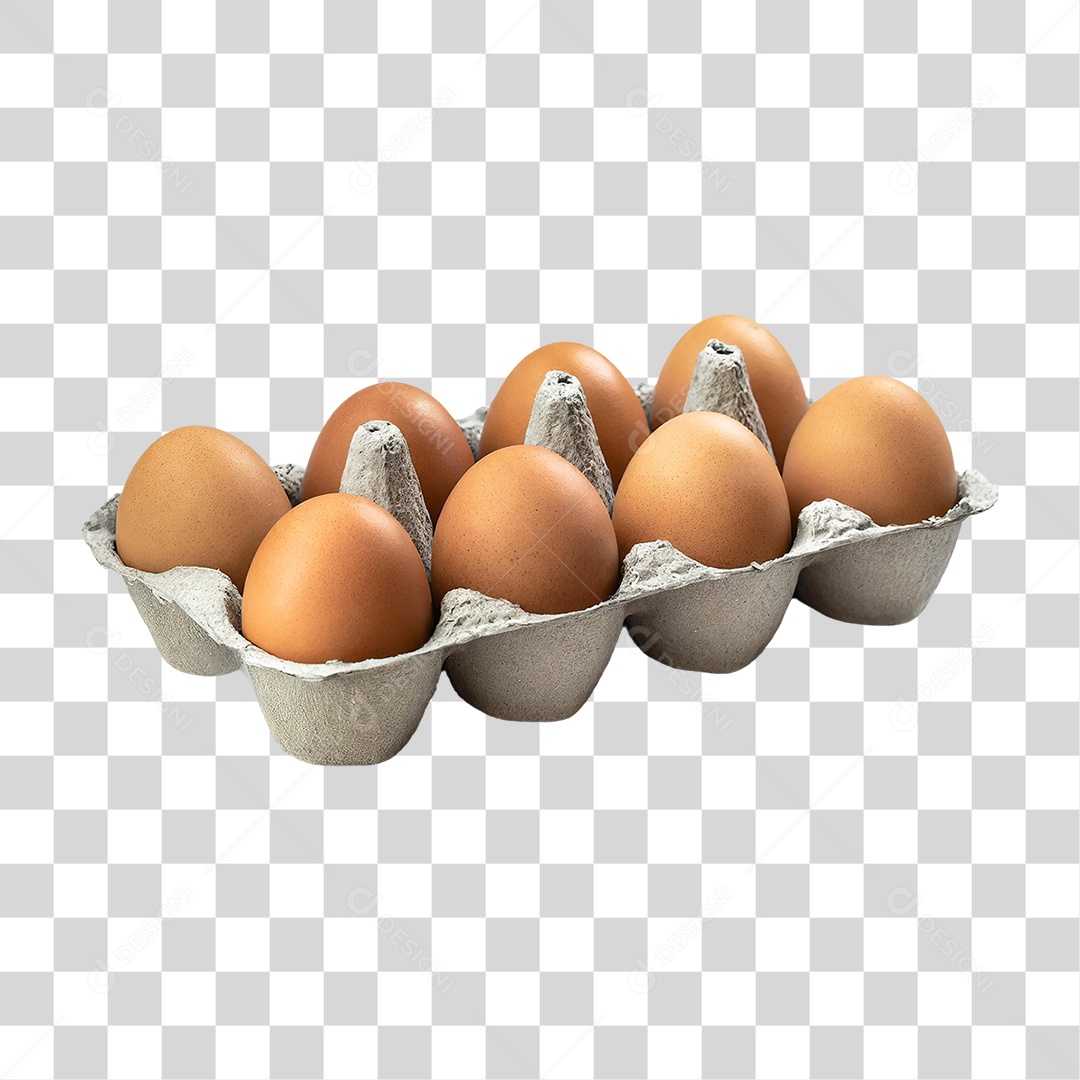 Ovos em Bandeja PNG Transparente