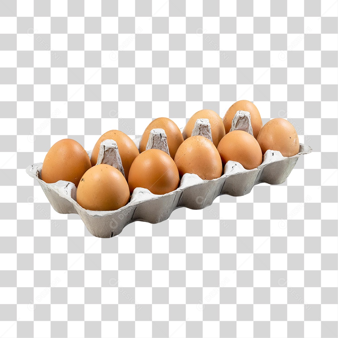 Ovos em Bandeja PNG Transparente