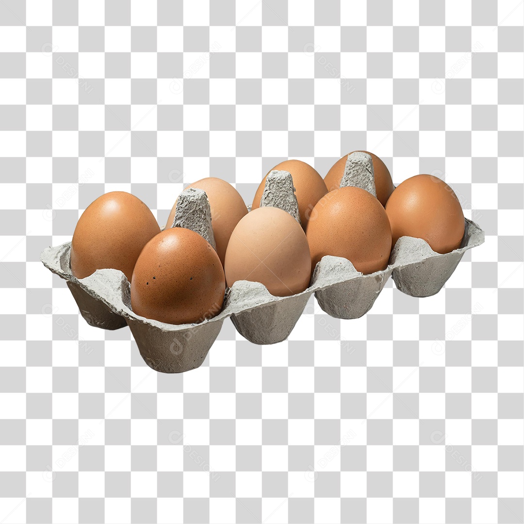 Ovos em Bandeja PNG Transparente