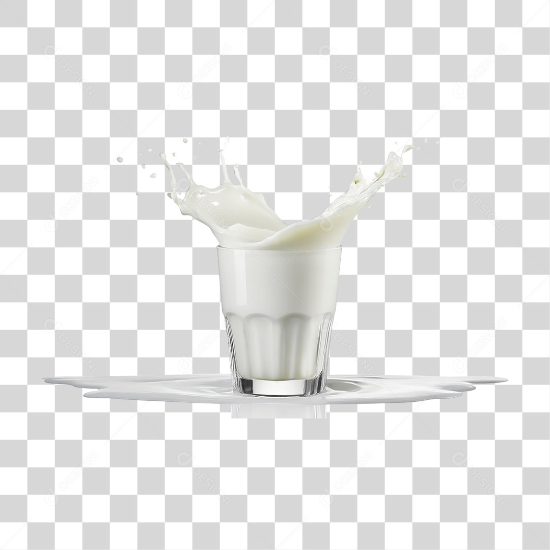 Copo de Leite PNG Transparente