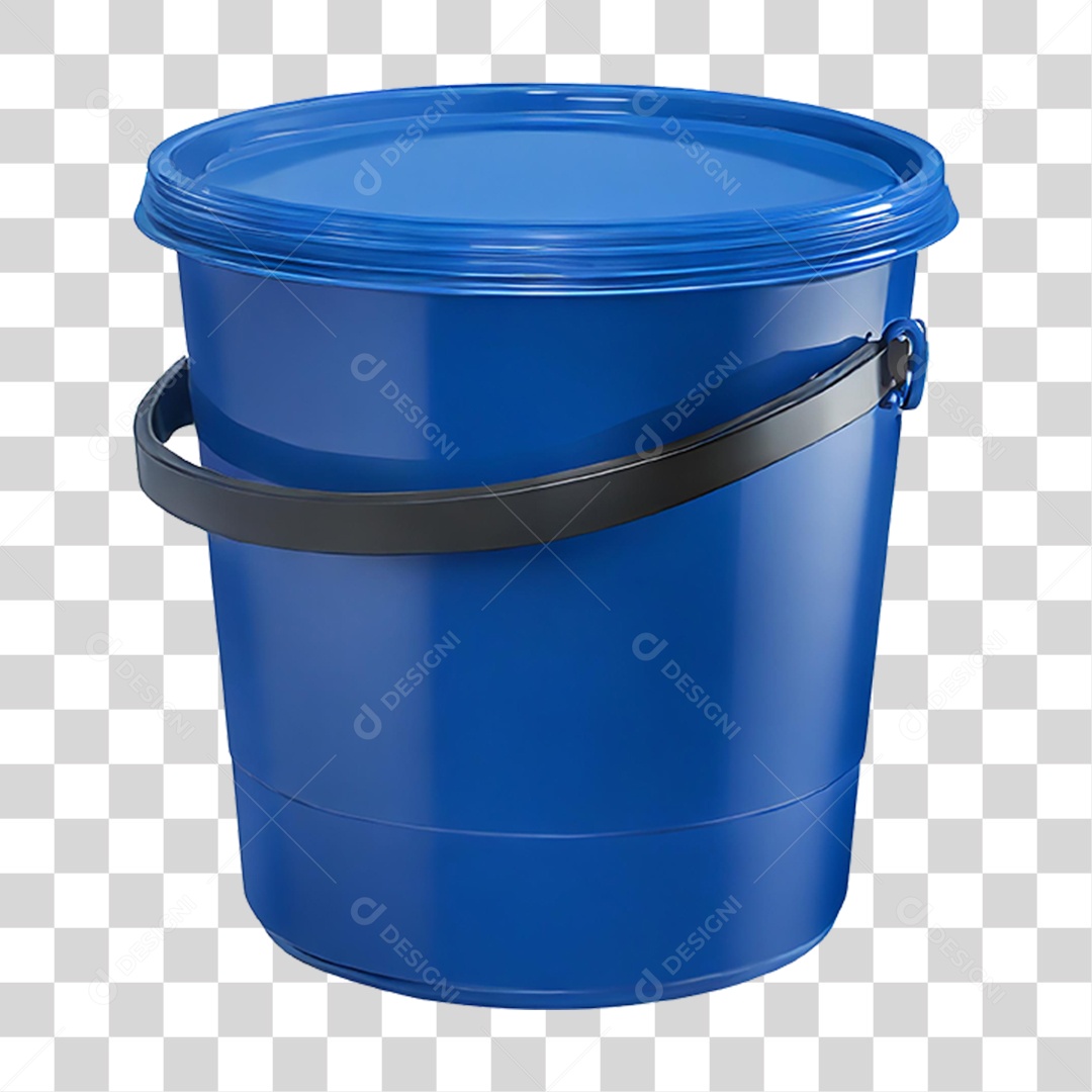 Balde de Plástico PNG Transparente