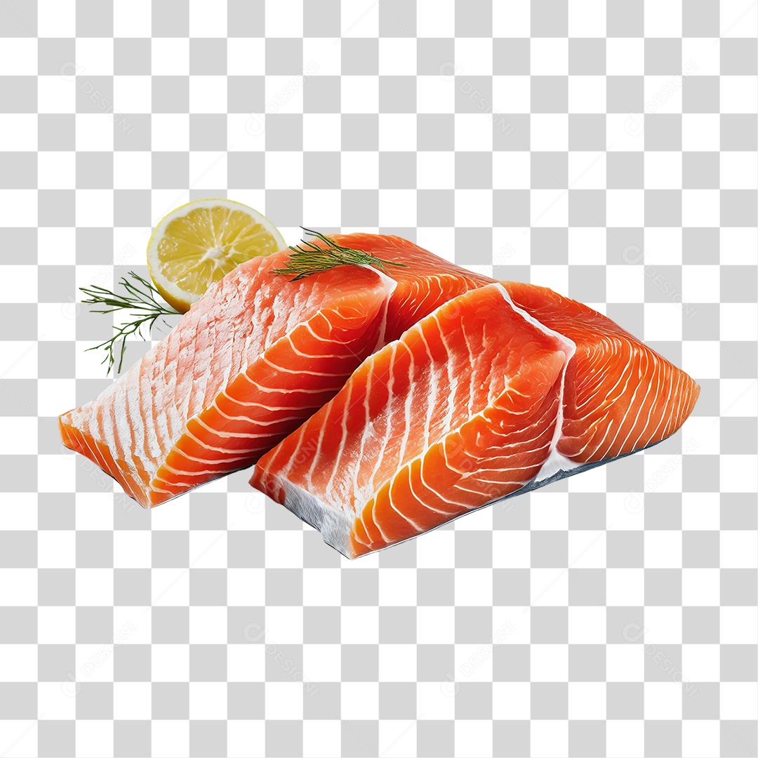 Peixe Salmão PNG Transparente