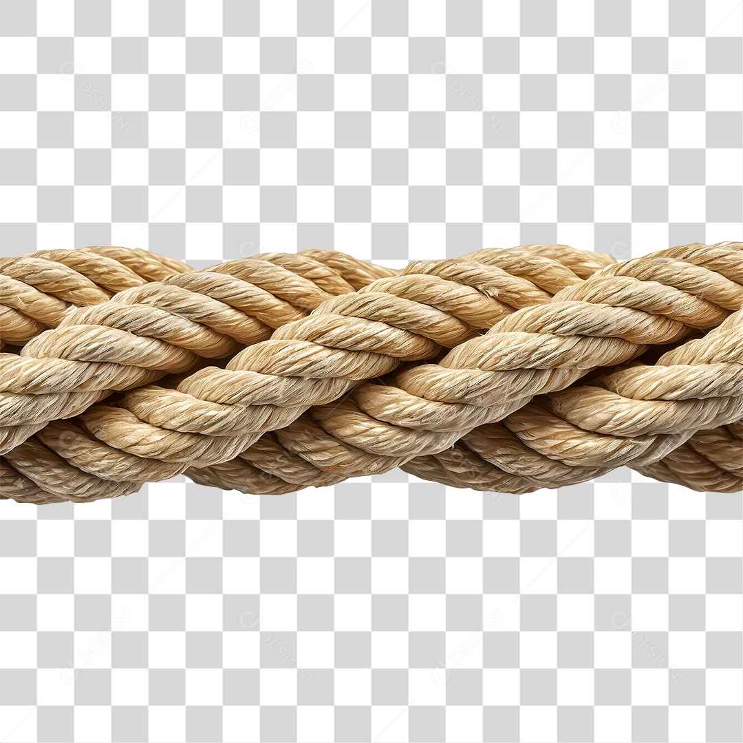 Corda de Fibra PNG Transparente