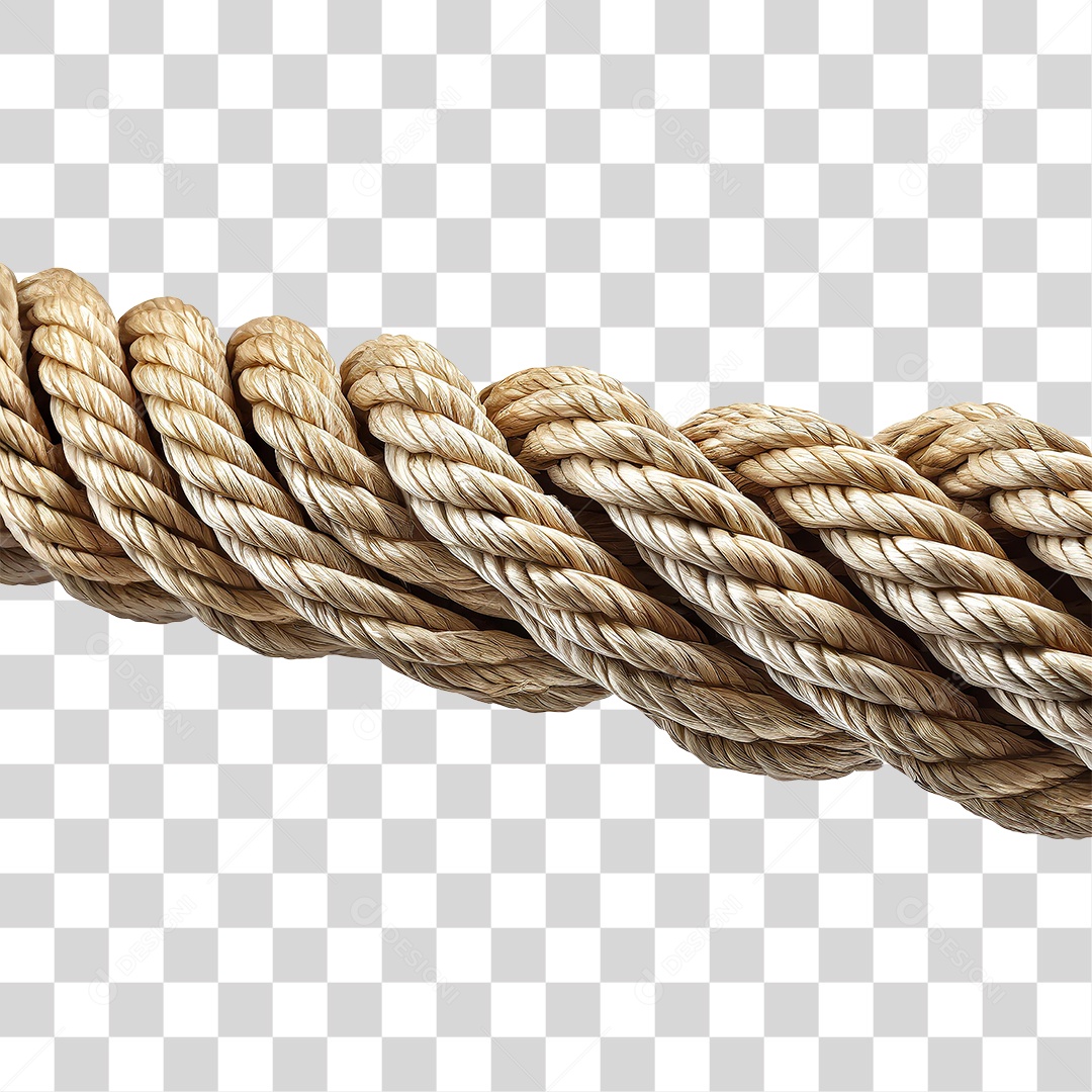 Corda de Fibra PNG Transparente