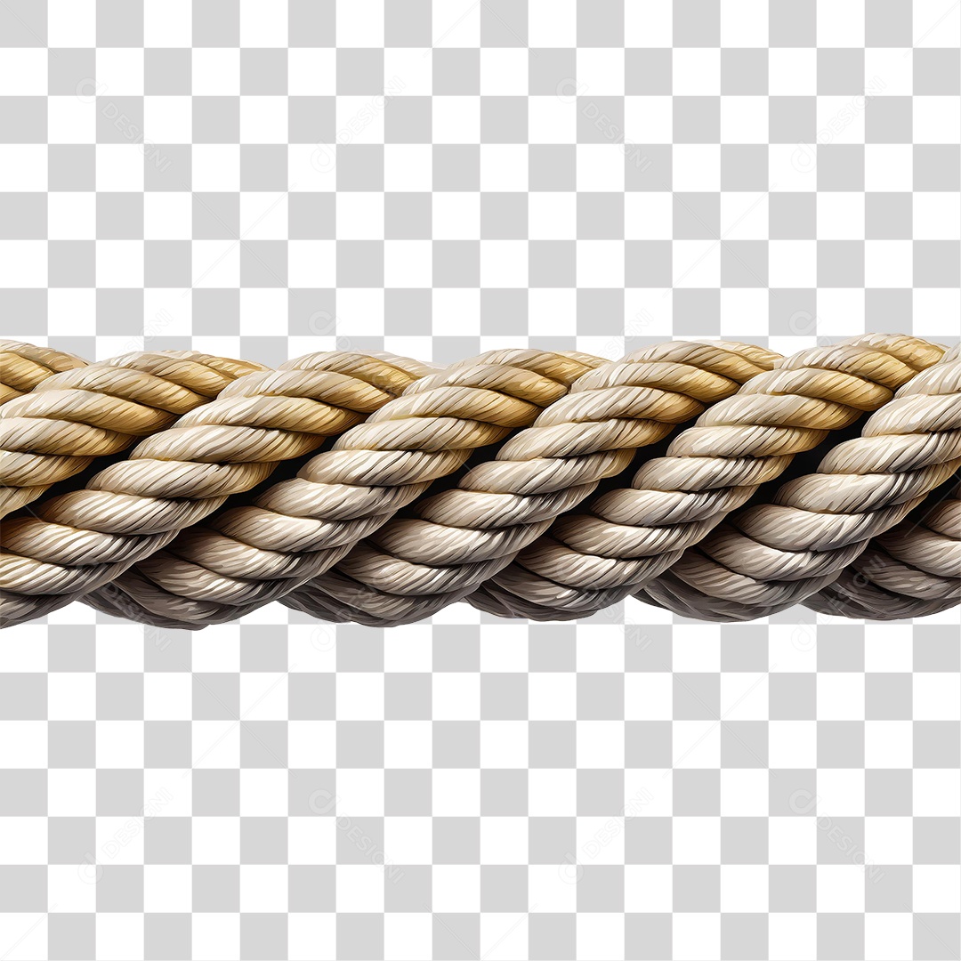 Corda de Fibra PNG Transparente
