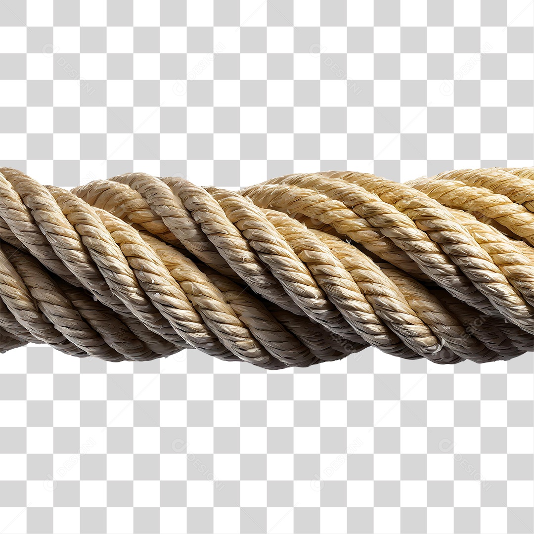 Corda de Fibra PNG Transparente