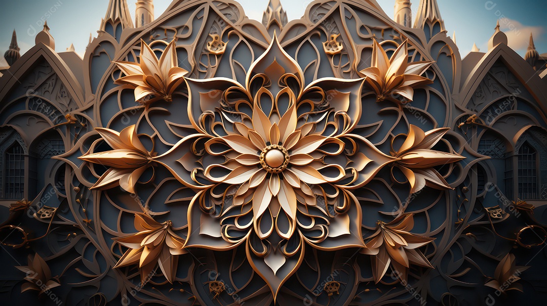 Arte islâmica moderna.