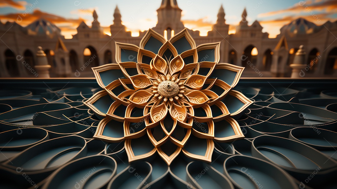 Arte islâmica moderna.