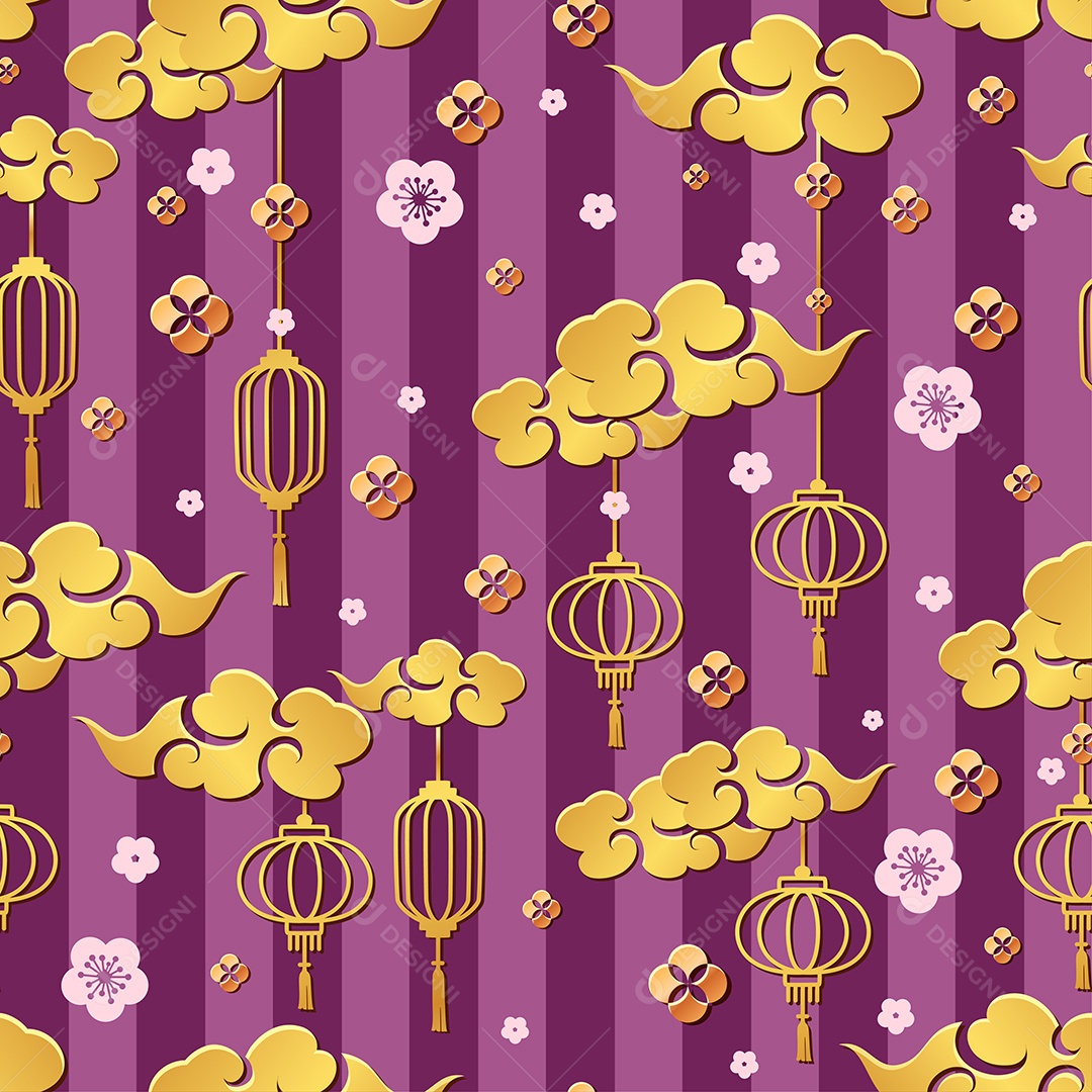 Feliz Ano Novo Chinês Ilustração Vetor EPS