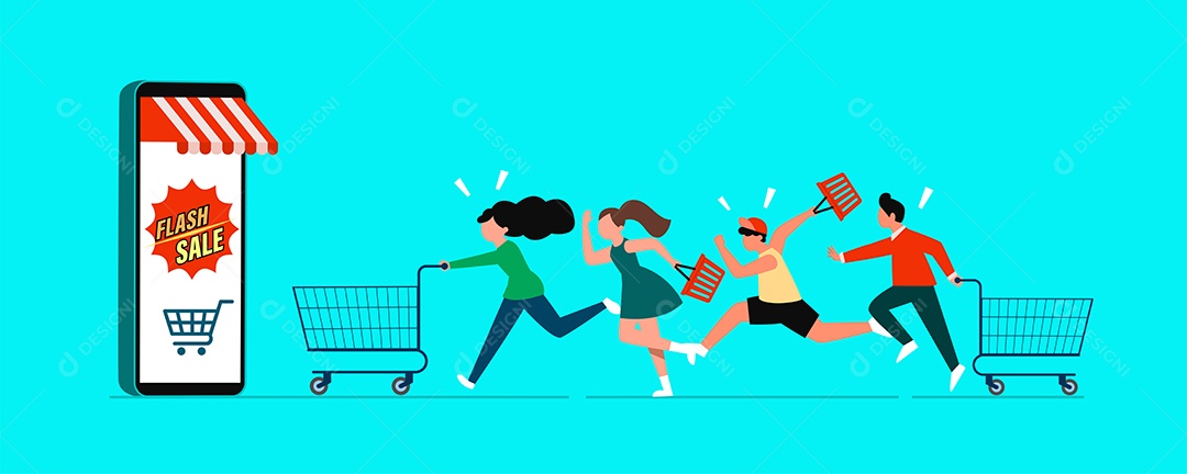 Comparas Online Ilustração Vetor EPS