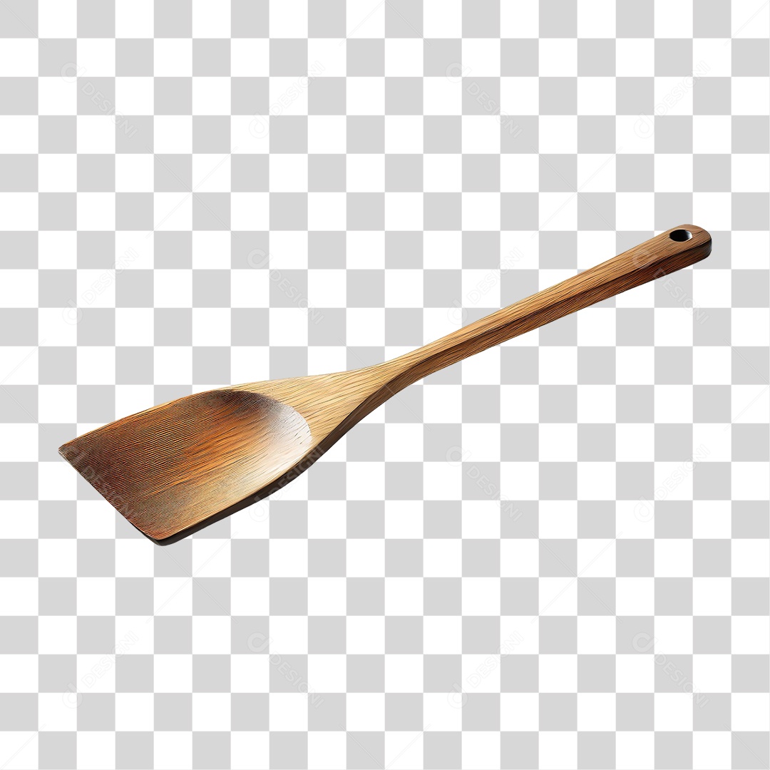 Colher de Madeira PNG Transparente