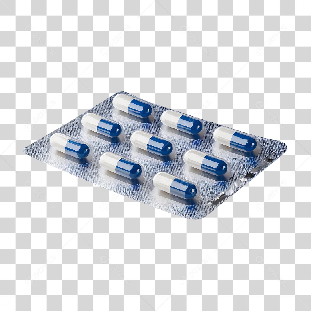 Cápsulas em Blister Remédios PNG Transparente