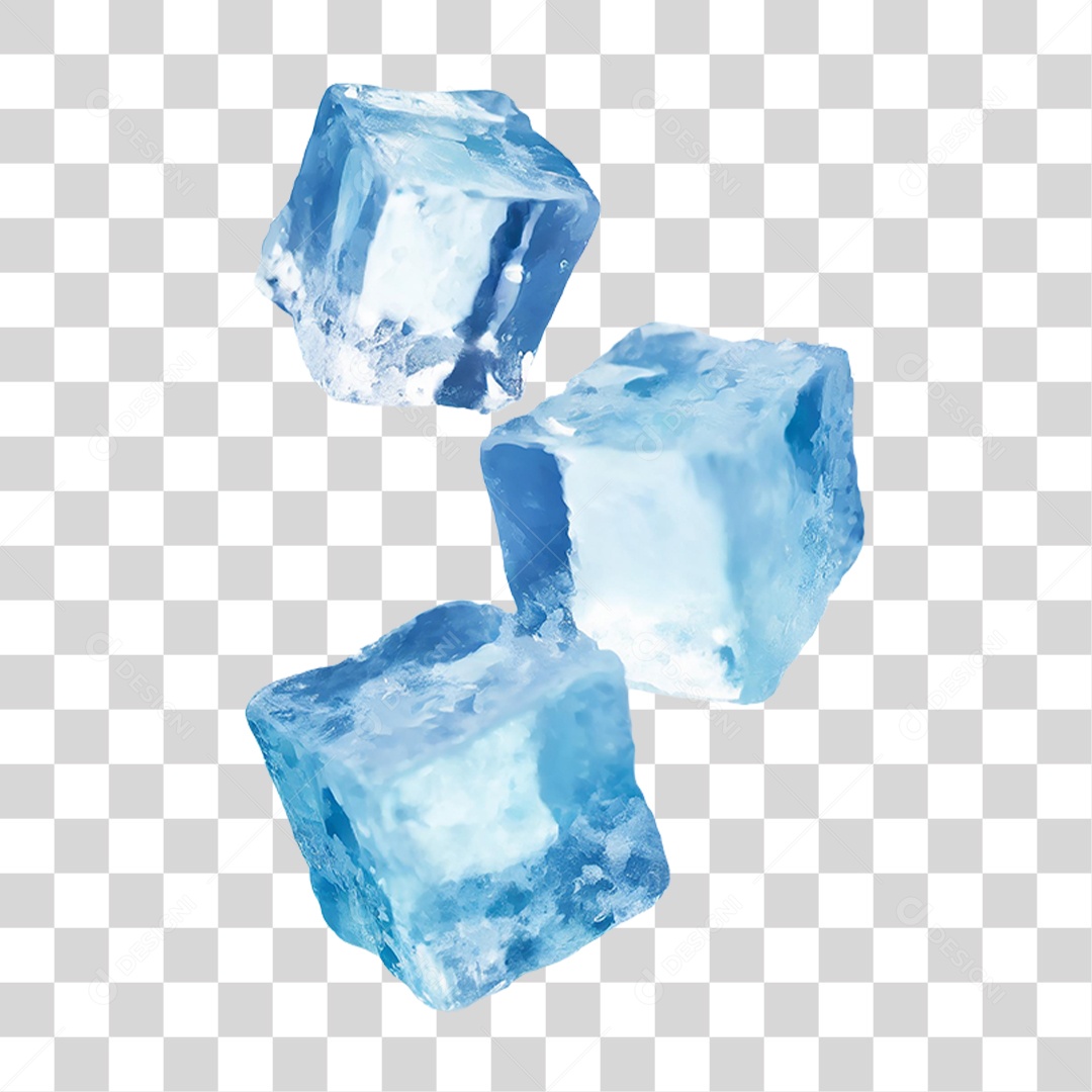 Cubo de Gelos PNG Transparente