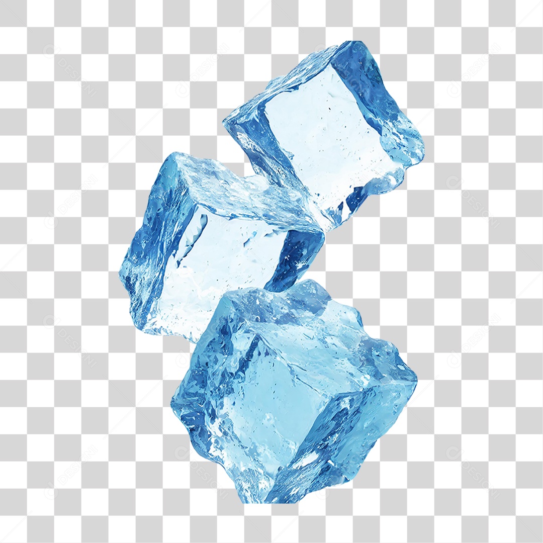 Cubo de Gelos PNG Transparente